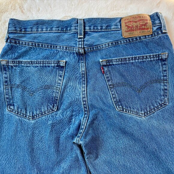 Levi's Men's 550 Relaxed Fit 34 x 34 Jeans - Picture 9 of 16